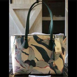 Tory Burch Robinson Printed Tote Bag Purse $328